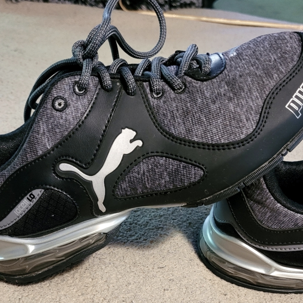 Puma 10cell 1.0 Gray Black Women's Running Shoes